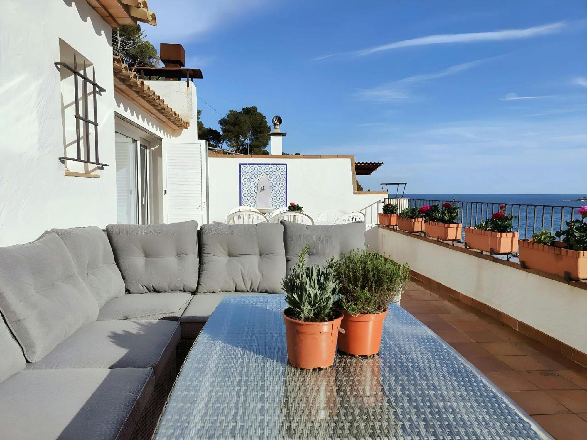 Апартаменти Tamariu Platja - Penthouse On Passeig Del Mar. Екстер'єр фото